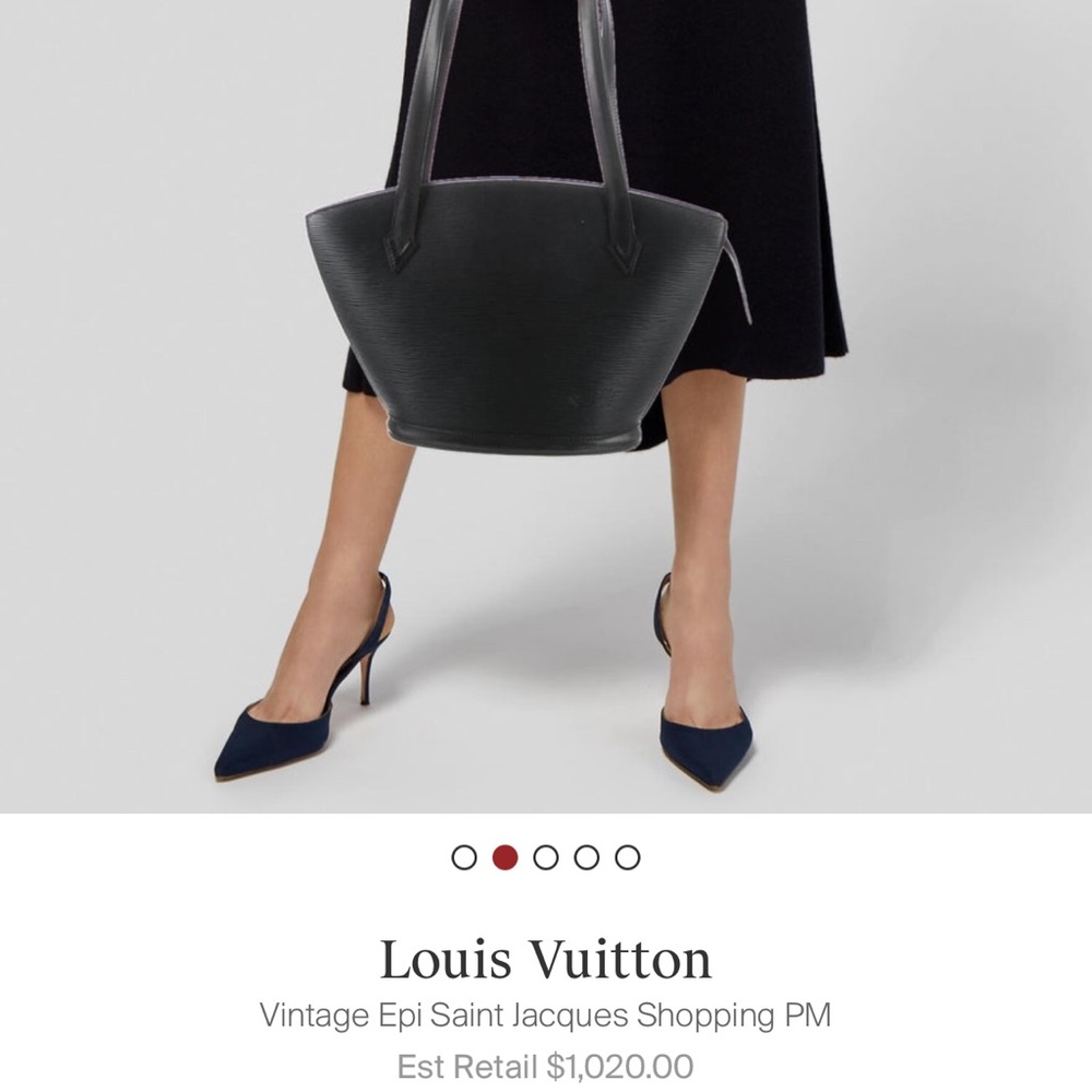 Louis Vuitton Vintage Black Purse